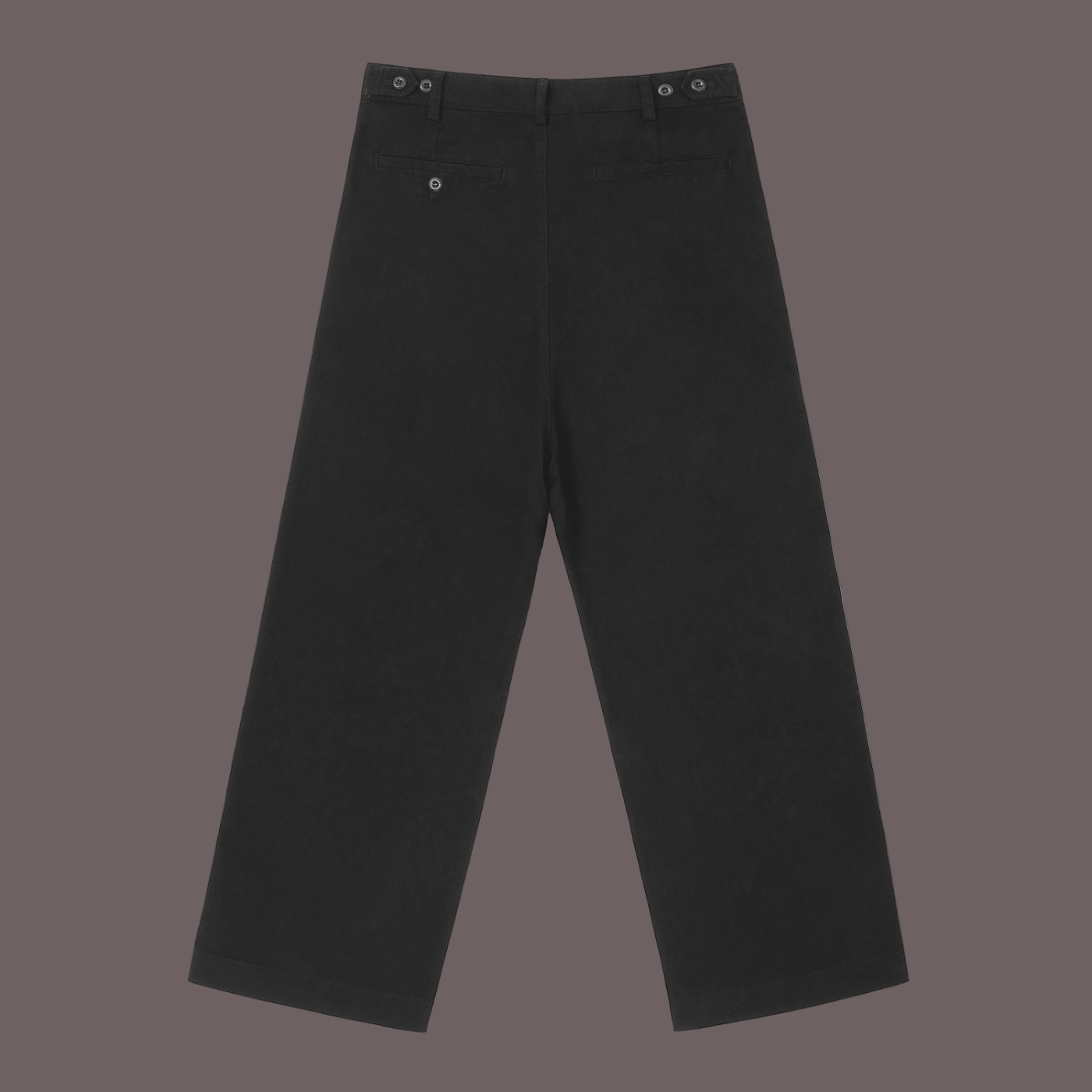 Adjustable Waist Straight-Leg Pants