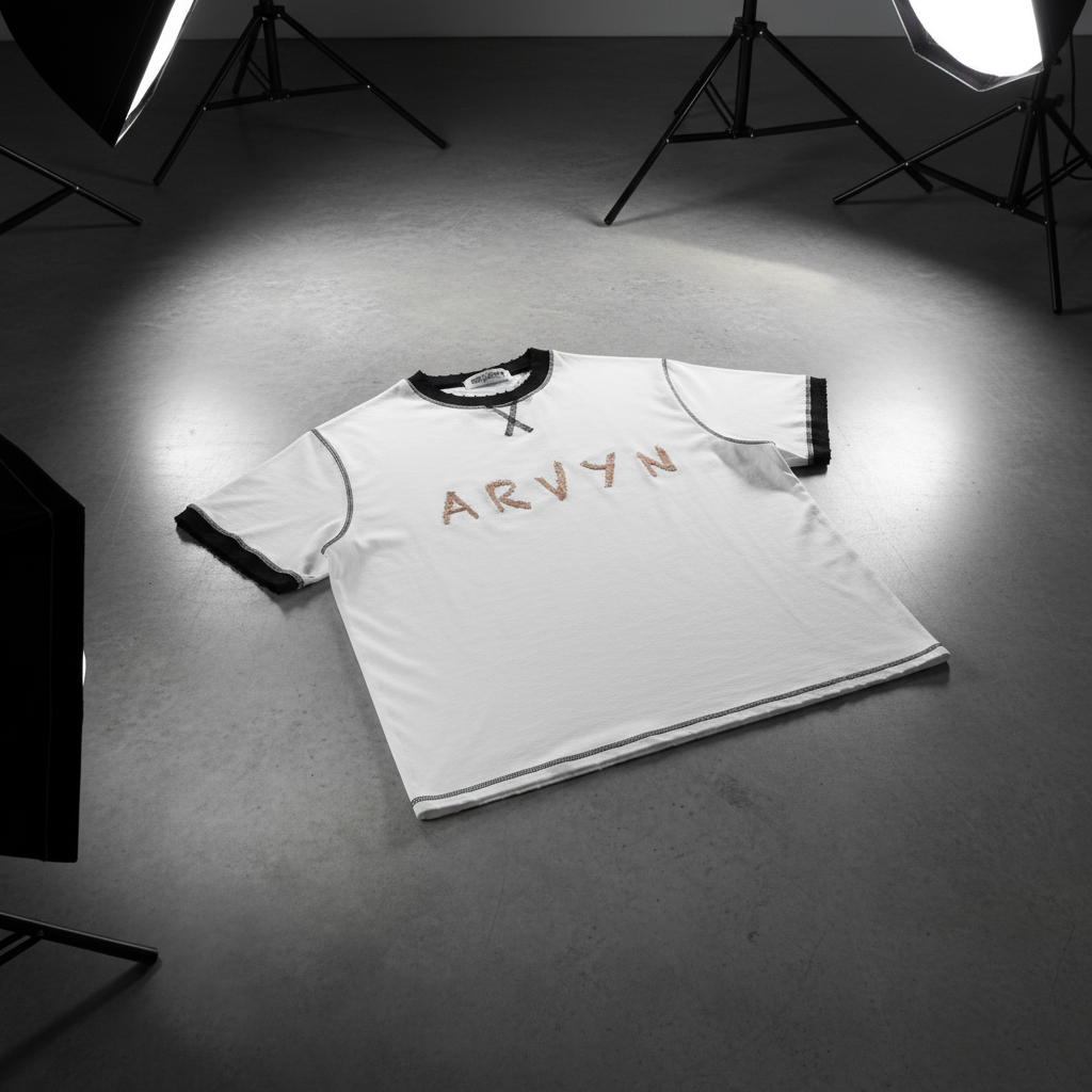 Contrast-Stitched Cotton T-Shirt