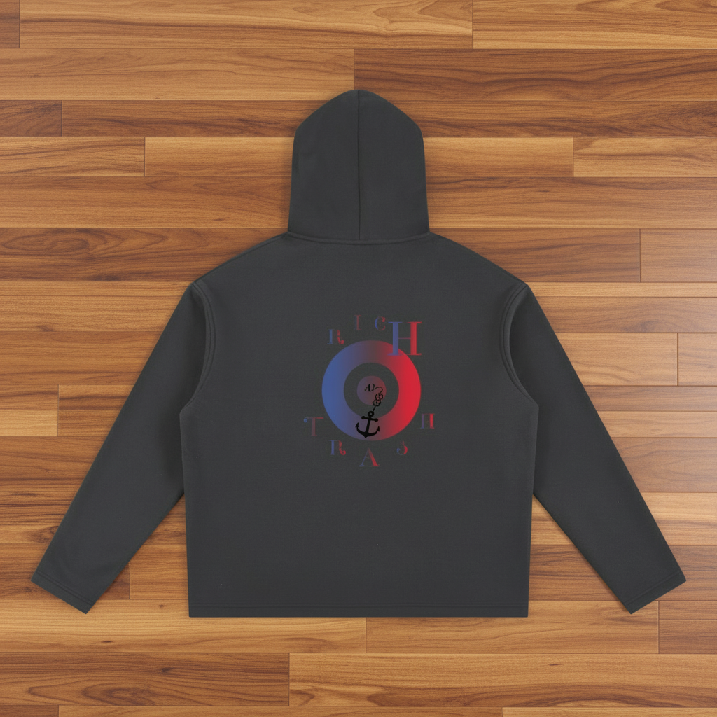 ARVYN - RICH TRASH- Oversized Fleece Hoodie