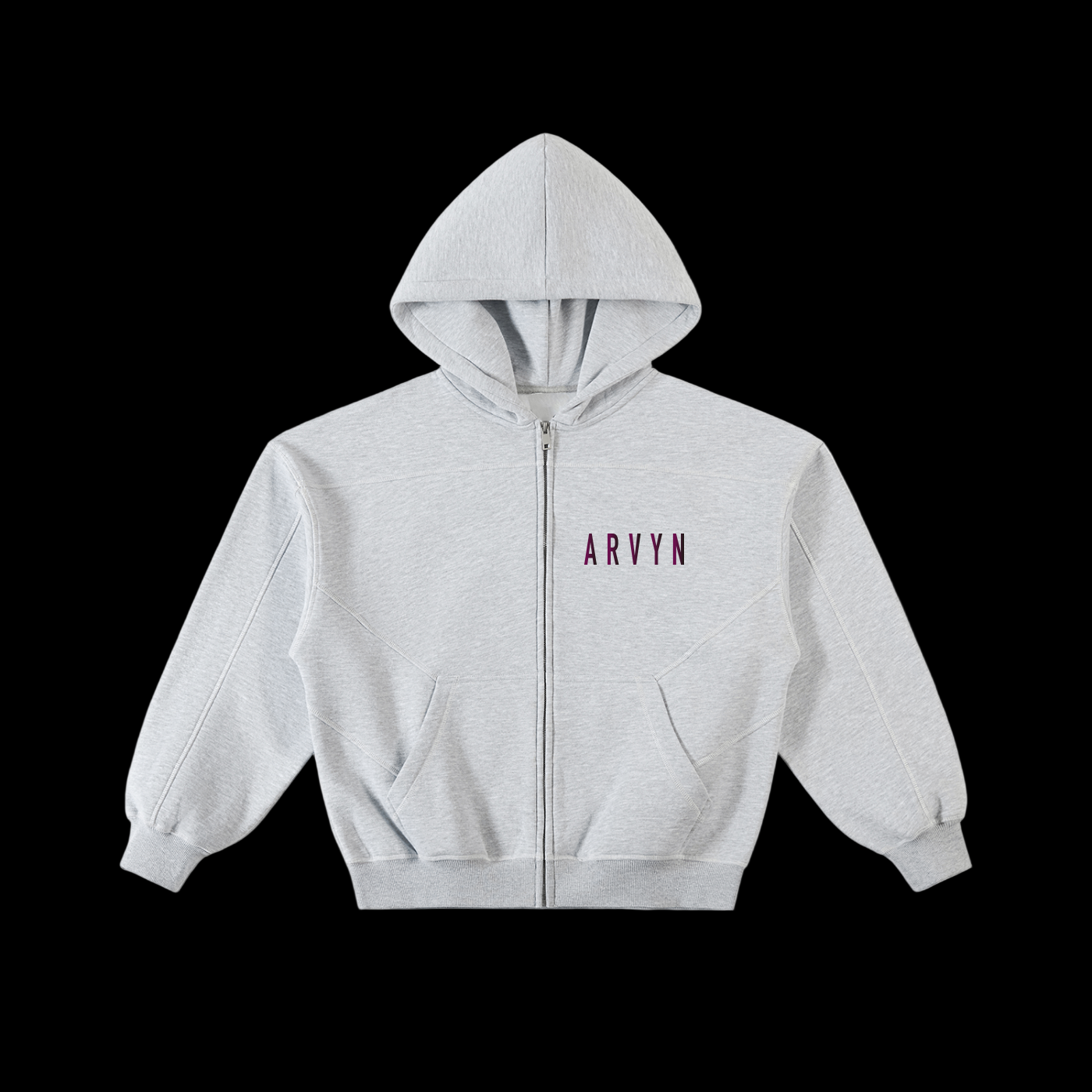 ARVYN-Boxy Zip-Up fleece