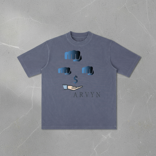 ARVYN-punch Drop Shoulder T-shirt