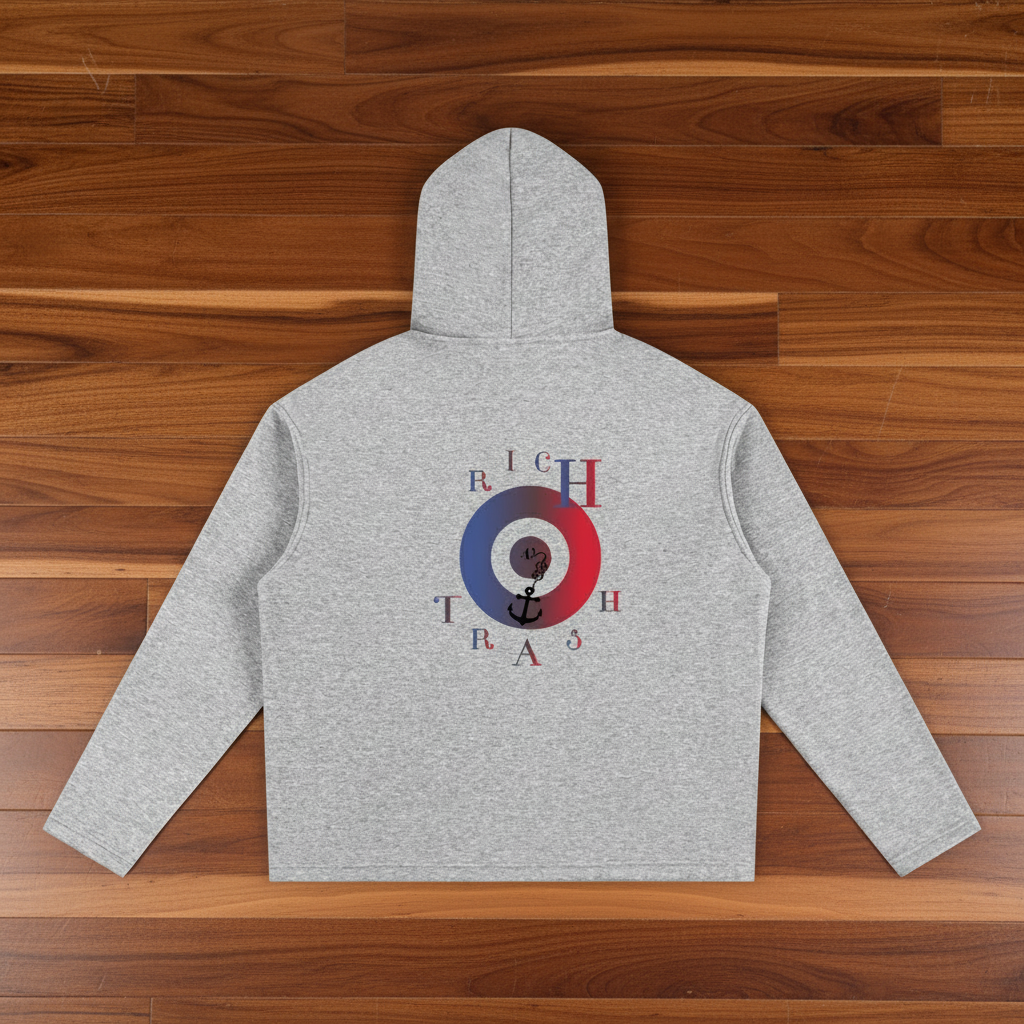 ARVYN - RICH TRASH- Oversized Fleece Hoodie