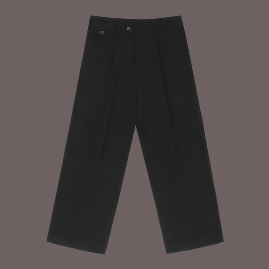 Adjustable Waist Straight-Leg Pants