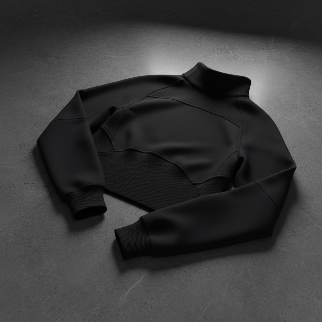 ARVYN-Cropped Half-Zip GETUP