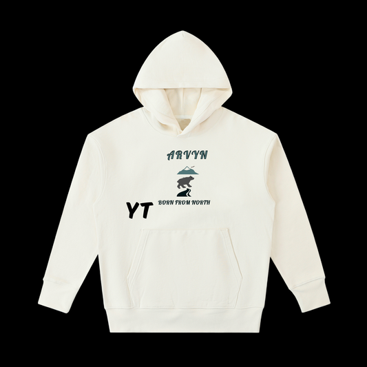 ARVYN-Essential Heavyweight 100%Cotton Hoodie