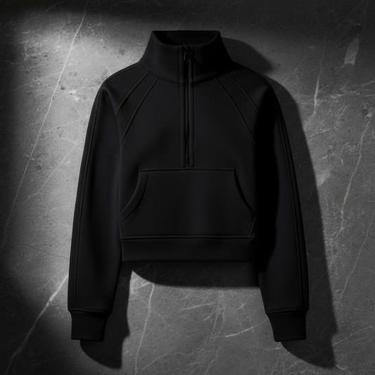 ARVYN-Cropped Half-Zip GETUP