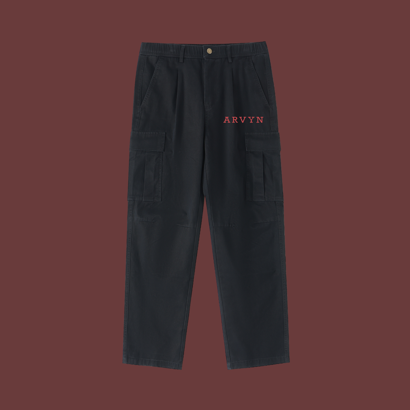 Elastic-Waist Utility Pants in Premium Cotton