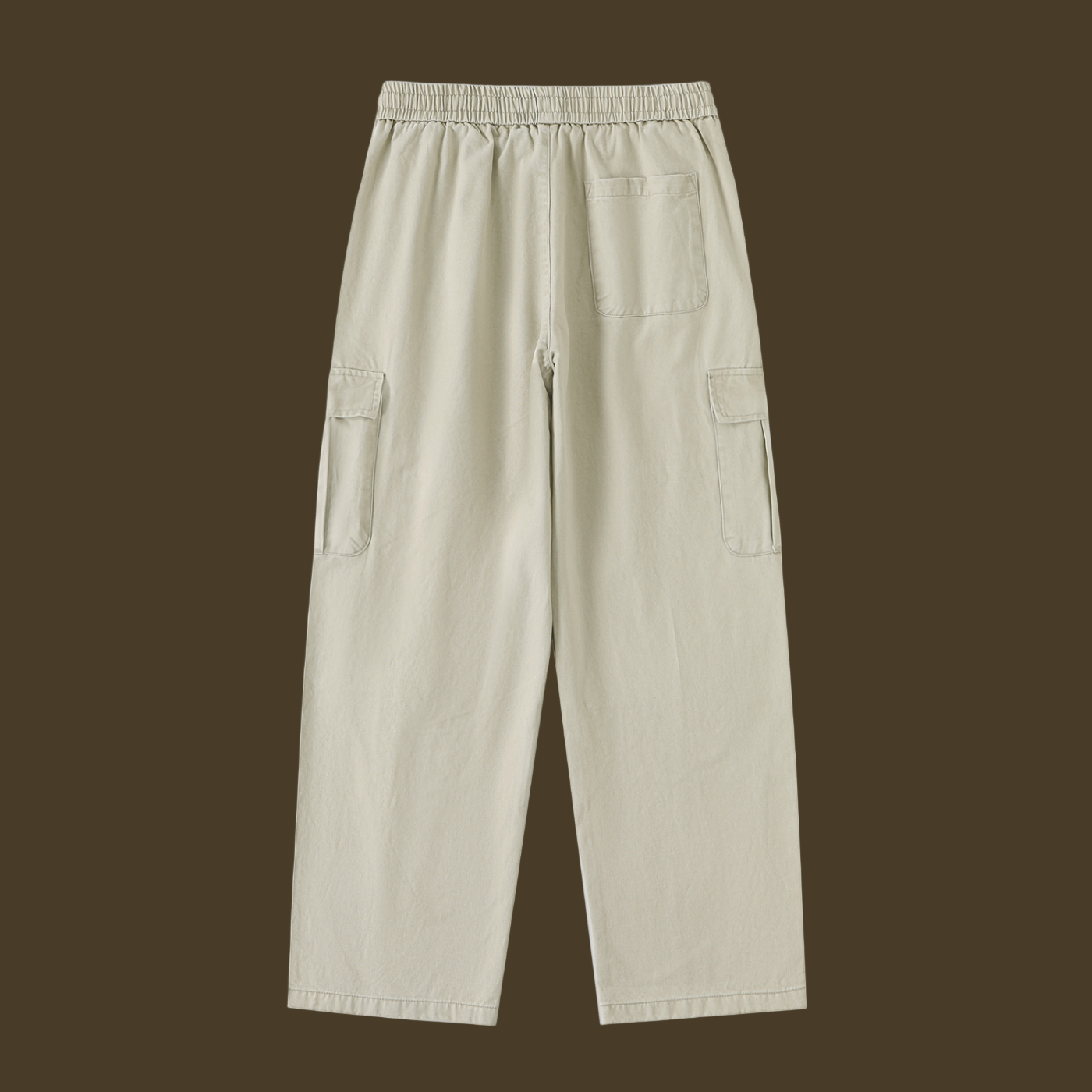Drawstring Straight-Leg Cargo