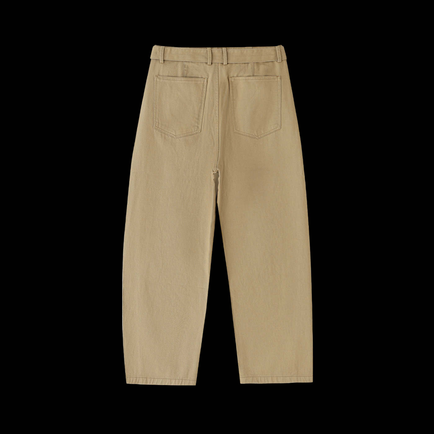 Straight-Leg Utility Pants in Washed Cotton